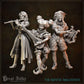 
3pc The Mystic Melodists DnD Dungeons and Dragons 28mm/32mm TTRPG Wargame NPCs Musician Band Figurines for your Village Entertainment Circus