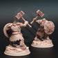 
Dwarven Life Cleric Tors of Delvdor Armed with A Hammer and Shield For DnD Dungeons, Dungeons and Dragons, TTRPG, Wargame Miniature - DmS