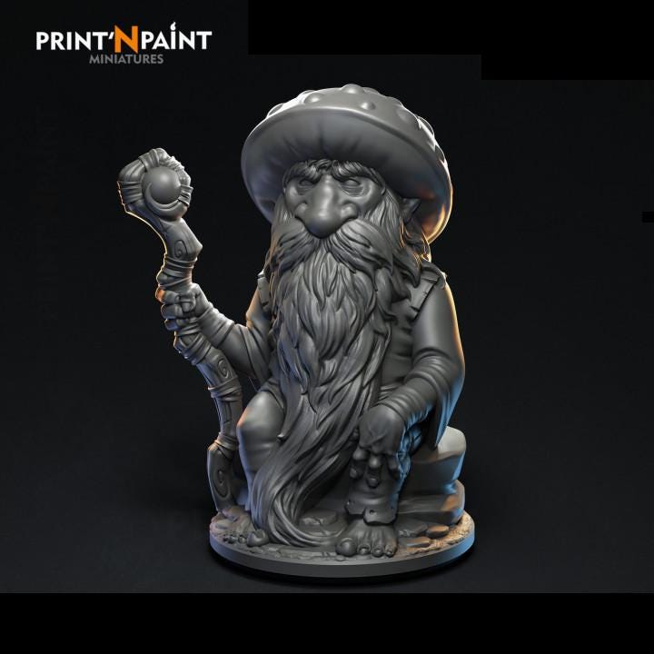 
Mushroom Druid Miniature – Dungeons and