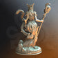 
A Female Elven Druid Armed with A Staff for DnD Dungeons and Dragons 28mm/32/38mm