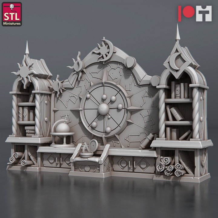 
Astronomers Set, DnD, Dungeons and Dragons, Tabletop RPG, Space, Fantasy, Scatter terrain - by STL Miniatures