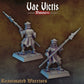 
10pc Skeleton Warrior Set for DnD Dungeons and Dragons 28mm/32mm Scale TTRPG Fantasy Wargame Skeleton Figurines Armored Warriors