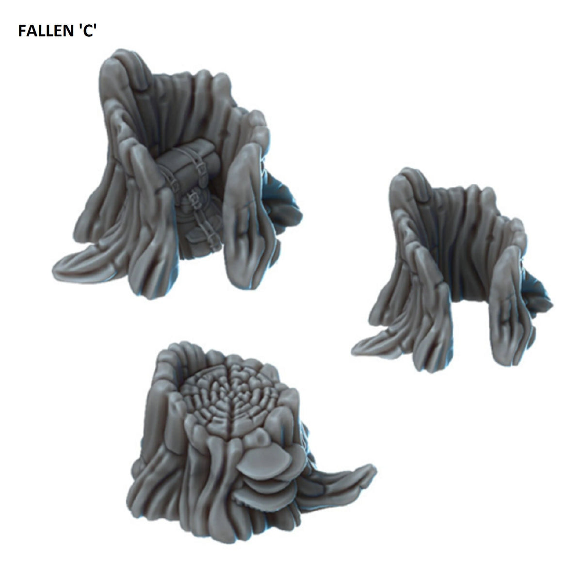 
Tree Stump DnD Dungeons and Dragons 28mm/32mm Fallen tree miniatures Forest Scatter Terrain TTRPG Fantasy Wargame props Tree miniatures Logs