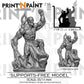 
Zombie Tyrant – Undead Monster Miniature – 28mm 32mm 35mm Scale – Tabletop RPG Figure for DnD & Pathfinder – Gray PLA –PnP