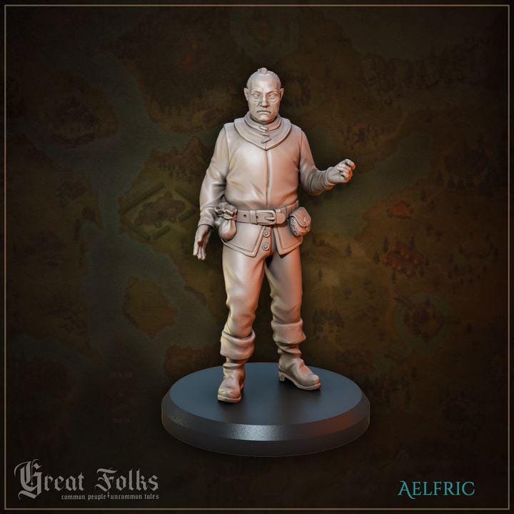 
11pc Townsfolk NPCs DnD Dungeons and Dragons 28mm/32mm Western Cowboys for wargames Dioramas DnD Commoner Fantasy figurines