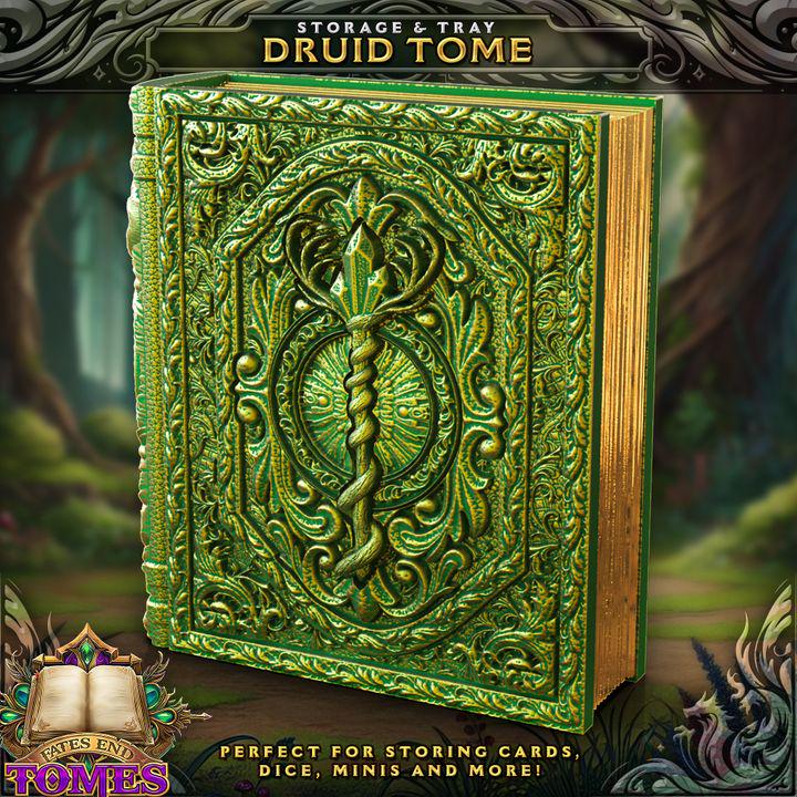
Druid Tome Dice Vault – Slide-Out Tray for