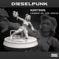 
5pc Diesel Heroes - Dieselpunk Collection | 28mm/32mm TTRPG Sci-fi Industrial Dieselpunk Maslo Group Fighters Dystopian Wargaming Miniatures