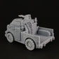 
Armored Truck miniature Heavy Weapons Vehicle 28mm/32mm Military Vehicle Weapons Miniature Fantasy RPG Model Vehicles Military Vehicle