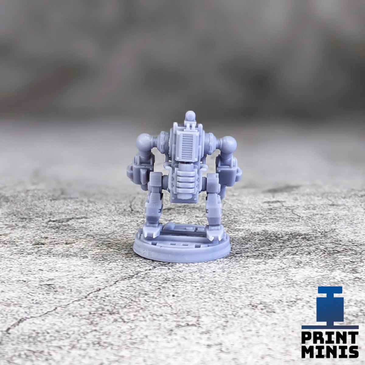 
Maintenance Robots 28mm 32mm DnD Dungeons and Dragons Scifi Miniatures for TTRPG Wargames Fantasy Robots Tiny Mechs by Print Minis