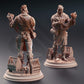 
Warforged Bartender Dungeons and Dragons Tavern NPC Mini RPG Tabletop Miniature DnD Painting Pathfinder 5e DnD Brick - DmS