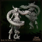
Alara the Sylvain Druid DnD Dungeons and Dragons 28mm/32mm Dryad Miniature for TTRPGs Fantasy Druid Monsters Snake Miniature