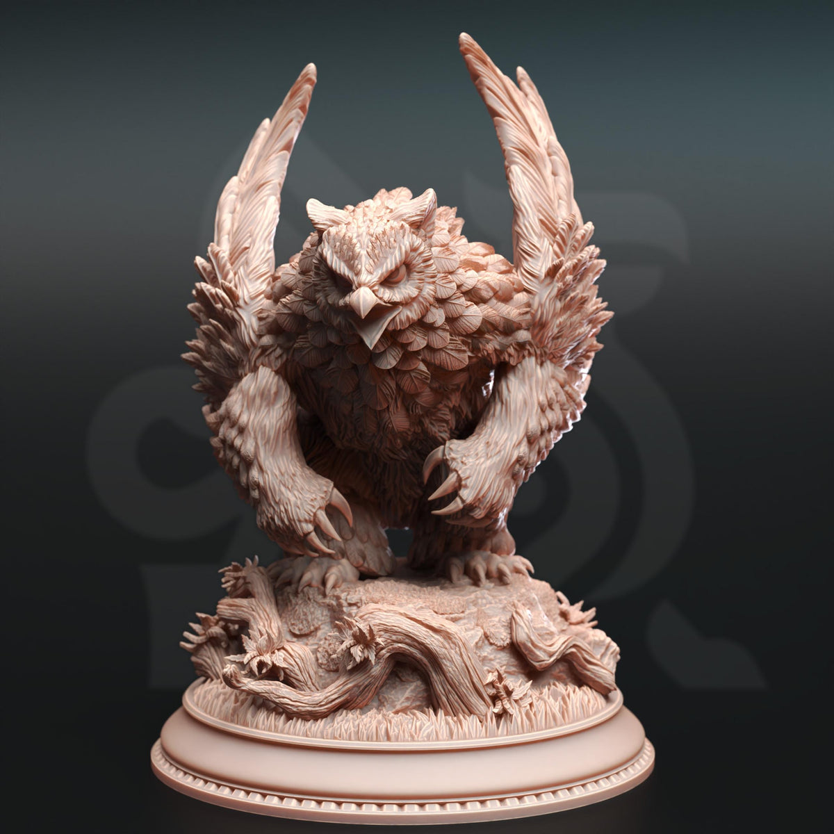 
Northern Masked Owlbear Dungeons and Dragons 28mm/32mm/38mm Mini RPG Tabletop Miniature DnD Painting Pathfinder 5e DnD - DmS