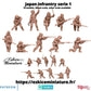 
Japan Soldiers Serie 1 x10 WW2 – 15mm 20mm 28mm 32mm 1 35 Scale – Imperial Infantry Miniatures – Eskice Miniature