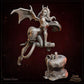 
Female Devil Miniature for Dungeons and Dragons 28mm/32mm TTRPG Devil Book Figurine Beliala - GG