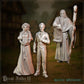 
3pc Rustic Wedding Miniature NPCs for Dungeons and Dragons 28mm/32mm TTRPG Villager Figurines Husband and Wife Figurines - GG