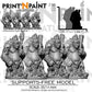 
Tribe Chief Trol – Fantasy Troll Chieftain Miniature – 28mm 32mm 35mm 54mm Scale – Tabletop RPG Monster for DnD & Pathfinder – Gray PLA –PnP