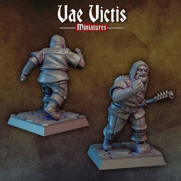 
Brawler Miniature NPC DnD Dungeons and