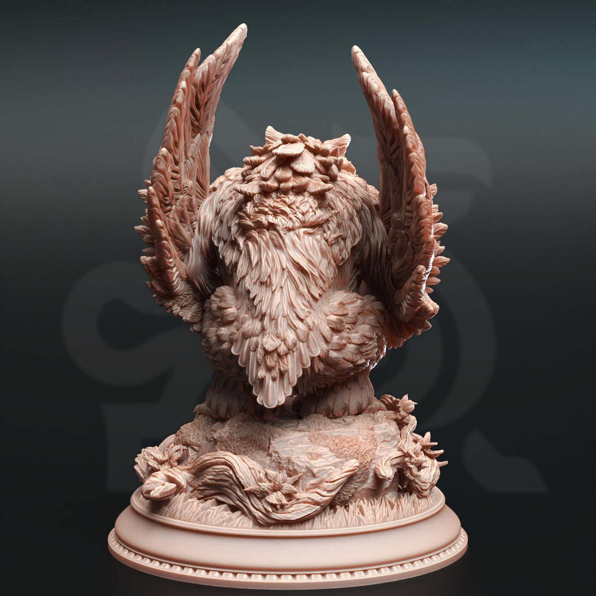 
Northern Masked Owlbear Dungeons and Dragons 28mm/32mm/38mm Mini RPG Tabletop Miniature DnD Painting Pathfinder 5e DnD - DmS