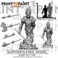 
Flameborn Ifrit Miniature – Dungeons and Dragons Elemental – RPG Tabletop DnD Pathfinder 5e Fire Creature Figure –PnP