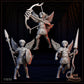 
3pc Celestial Angel Miniature Pawns Dungeons and Dragons 28mm/32mm TTRPG Pawns - GG