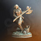 
Barbarian Pinup Dungeons and Dragons Mini RPG Tabletop Miniature DnD Painting Pathfinder 5e DnD Female Warrior Pinup Aedre the Angry - DmS