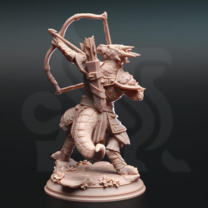 
3pc Kobolds DnD Dungeons and Dragons 28mm/32mm DnD RPG Humanoid Creature DnD Classic Mini Pathfinder 5e DnD