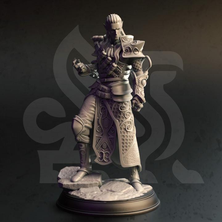 
High Elf Artificer DnD Dungeons and Dragons 28mm/32mm Elf Strahd Miniature TTRPG Fantasy Vampire Figurine Pathfinder 5e DnD Miniature RPG
