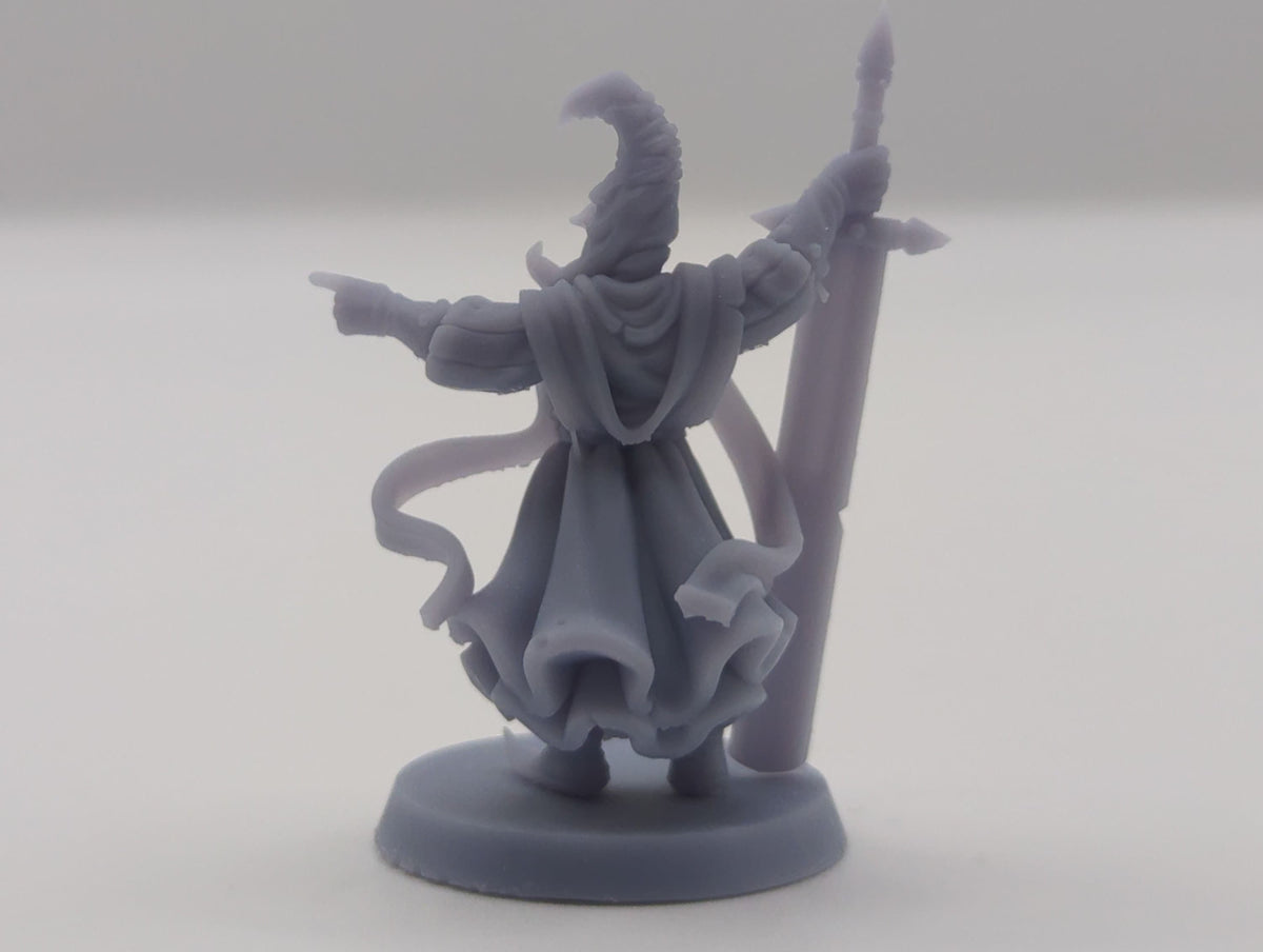 
Nightbringer DnD Dungeons and Dragons 28mm/32mm TTRPG Fantasy Wargame Miniatures Magic NPC 3D Printed Miniature NPC Medieval warrior