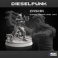 
5pc Diesel Heroes - Dieselpunk Collection | 28mm/32mm TTRPG Sci-fi Industrial Dieselpunk Maslo Group Fighters Dystopian Wargaming Miniatures