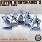 
Bitter Nightshades Gang Heavy Weapons 2 DnD Bitter Nightshades Gang Version 2  , 40K, Tabletop RPG Wargame Miniatures Cyberpunk