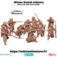 
10pc Winter Danish Infantry WW2 – 15mm 20mm 28mm 32mm 1 35 Scale – Scandinavian Army Miniatures – Eskice Miniature