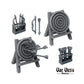 
Miniature Bow and Arrow Set, Range, Target Miniature Weapons 28mm 32mm Scale for DnD Dungeons and Dragons TTRPG Wargame Scatter Terrain