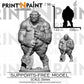 
Wanderer Giant Miniature – Dungeons and Dragons RPG Tabletop Figure Pathfinder 5e –PnP