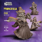 
Fox Folk Witch miniature DnD Dungeons and Dragons  28mm 32mm D&D Wargame Miniatures for Dioramas TTRPG Fantasy - Nm