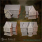 
The Ultimate Diorama Pack of Miniature Villagers Townsfolk NPCs and Buildings 28mm/32mm TTRPG Townsfolk Miniatures Medieval Figurines - GG
