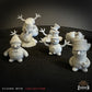 
14pc Kind Snowman - Basing Bits (Constructor) 28mm/32mm TTRPG Modular Christmas Basing Winter Holiday Scatter Melted Snowman & Snowman Minis