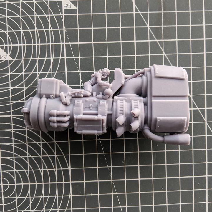 
Diesel Bike and Rider 28mm/32mm TTRPG Fantasy Sci-fi Wargame Scatter Scenery Futuristic Motorbike Vehicle