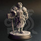 
An  Armoured Dwarven Paladin Armed with A Hammer for DnD Dungeons and Dragons 28mm/32/38mm