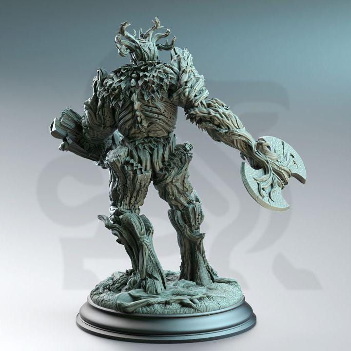 
Treant of Hatred Plant Monster Miniature Dungeons and Dragons Treant Mini RPG Tabletop Miniature DnD Painting Pathfinder 5e DnD - DmS