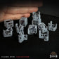 
11pc Plastic beer crates Basing Bits 28mm/32mm Scale Post-Apocalyptic Fantasy Terrain Wargaming Basing Materials Dystopian Tavern SceneryZbW