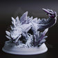 
Crystal Lizard - Salansi | 28mm/32mm/38mm TTRPG Dark Fantasy Wargaming Underground Ecosystem DnD Serpent Beast WEHL Territorial Predator