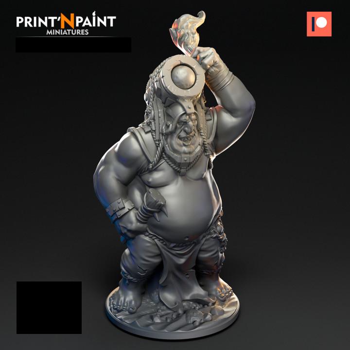 
Ogre Assault 3 Mini Bundle Miniature – Dungeons and Dragons DnD 5e Pathfinder RPG Tabletop Fantasy Figure –PnP