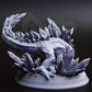 
Crystal Lizard - Salansi | 28mm/32mm/38mm TTRPG Dark Fantasy Wargaming Underground Ecosystem DnD Serpent Beast WEHL Territorial Predator