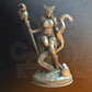 
A Female Elven Druid Armed with A Staff for DnD Dungeons and Dragons 28mm/32/38mm