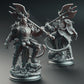 
Demon Knight Miniature Dungeons and Dragons Mini RPG Tabletop Miniature DnD Painting Pathfinder 5e Paladin Devil Fighter DnD Skorn - DmS