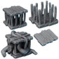 
16pc Black Market Set, Market Stalls DnD, Dungeons and Dragons, 28mm Terrain, 32mm Miniatures