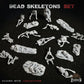 
22pc Dead Skeletons Miniature Basing Bits DnD Dungeons 28mm/32mm TTRPG Fantasy Wargame Bone Skeletons Basing Elements Graveyard SceneryZbW