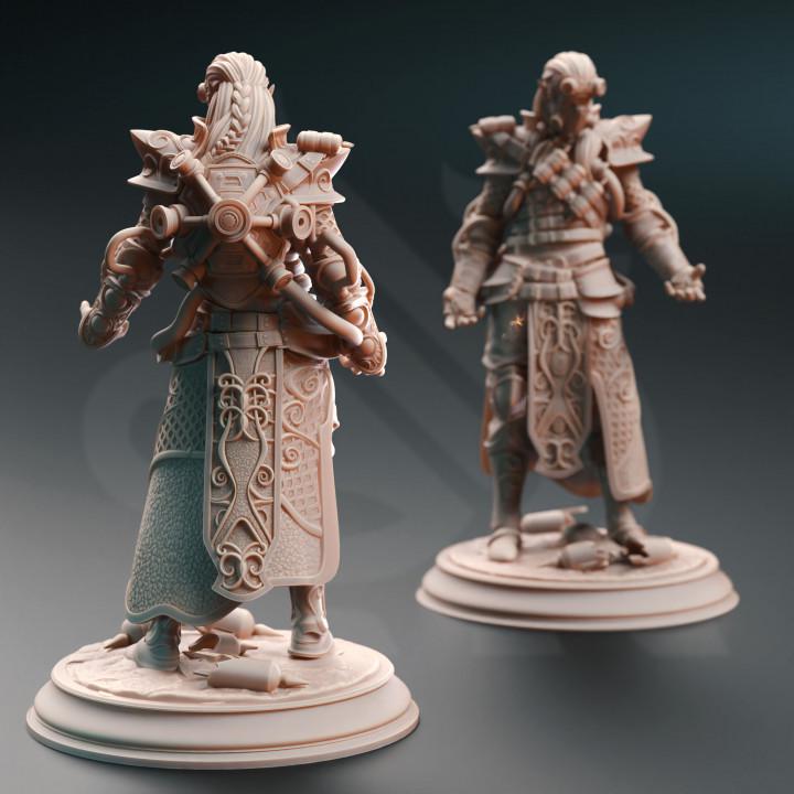 
High Elf Chaos Artificer Dungeons and Dragons 28mm/32mm/38mm Mini RPG Tabletop Miniature DnD Painting Pathfinder 5e DnD Netros - DmS