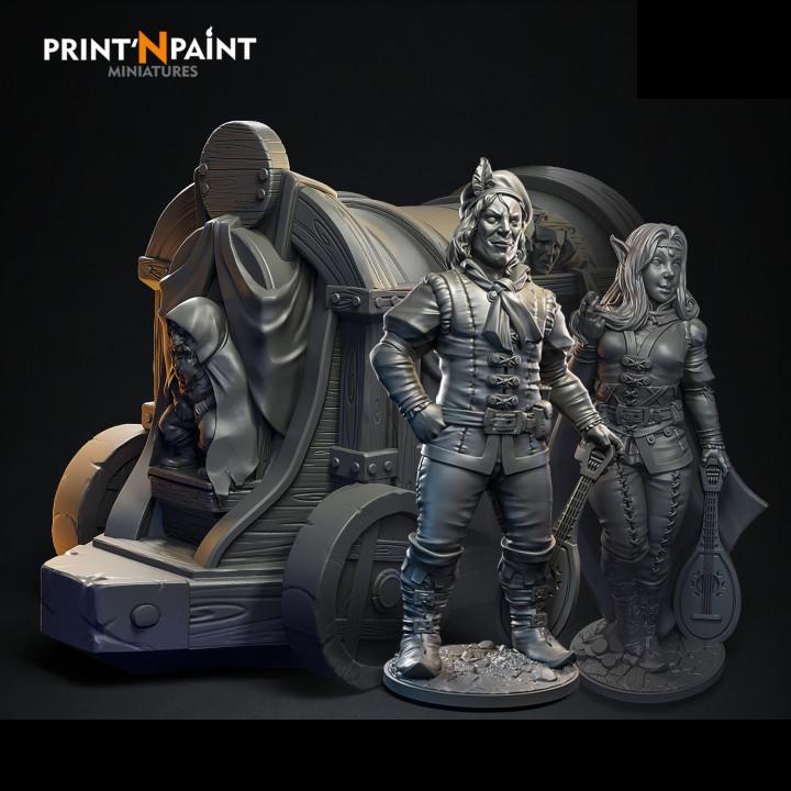 
Bardic Journey 3 Mini Bundle Miniature – Dungeons and Dragons DnD 5e Pathfinder RPG Tabletop Fantasy Figure –PnP