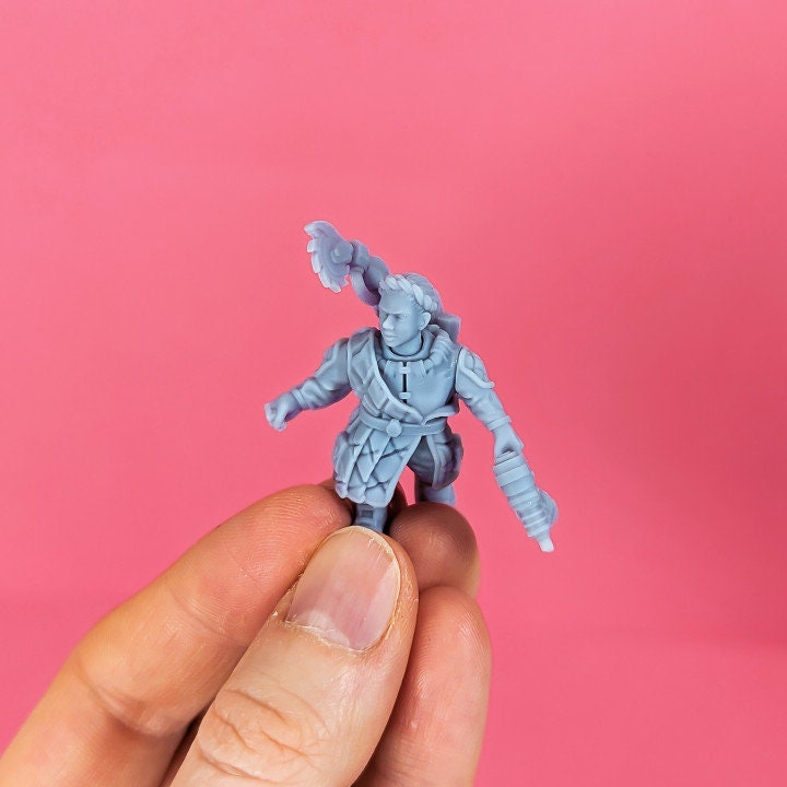 
8pc Mineral Gang SET 1 Scifi Resin Miniatures 28mm heroic Tabletop Wargame Miniatures